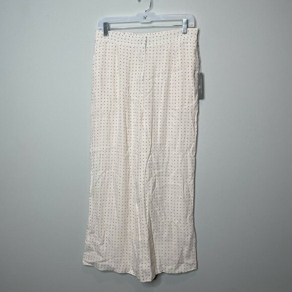 NWT Tart Collections Evan Polka Dot Cropped Pants Size Large Nude Black - Picture 5 of 12